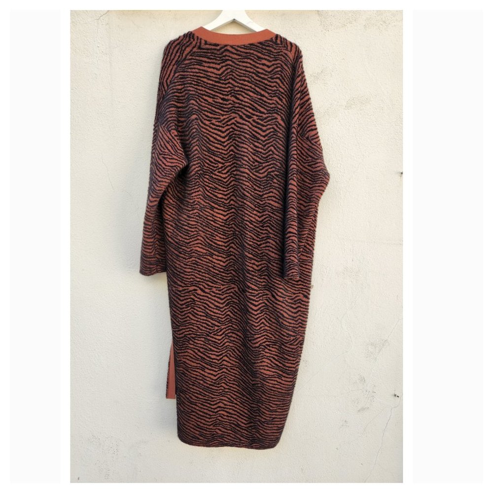 ZARA Zebra Duster Cardigan - Picture 6 of 9
